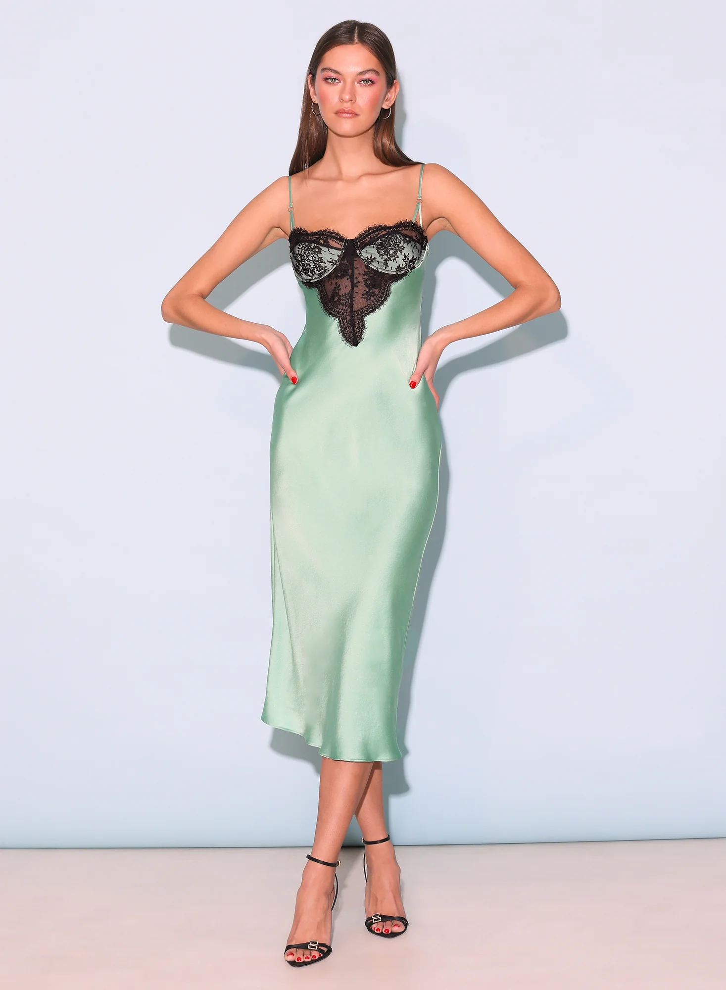Frankie Lace Cupped Slip Dress - Image 5