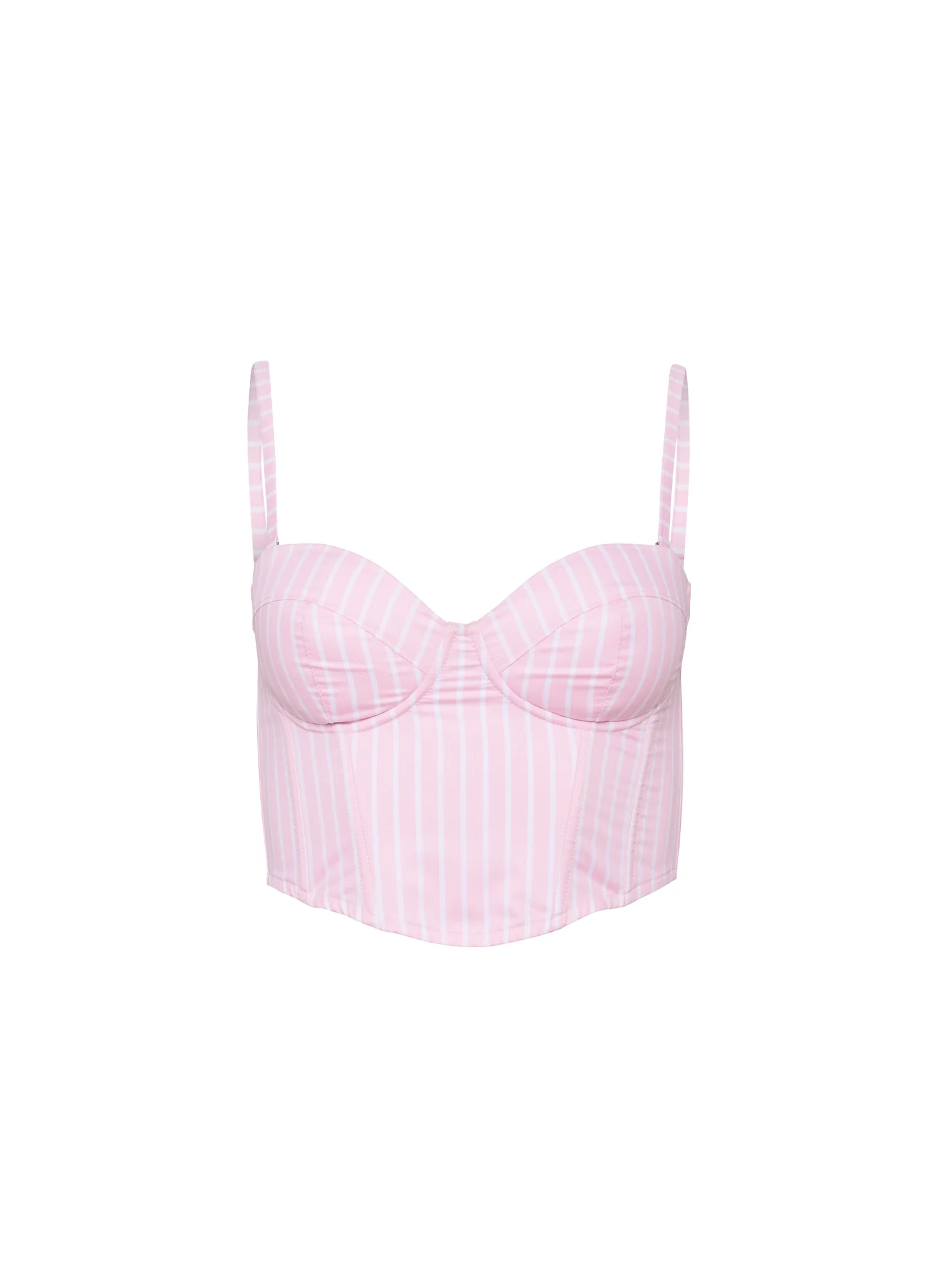 Hampton Poplin Cropped Bustier - Image 3