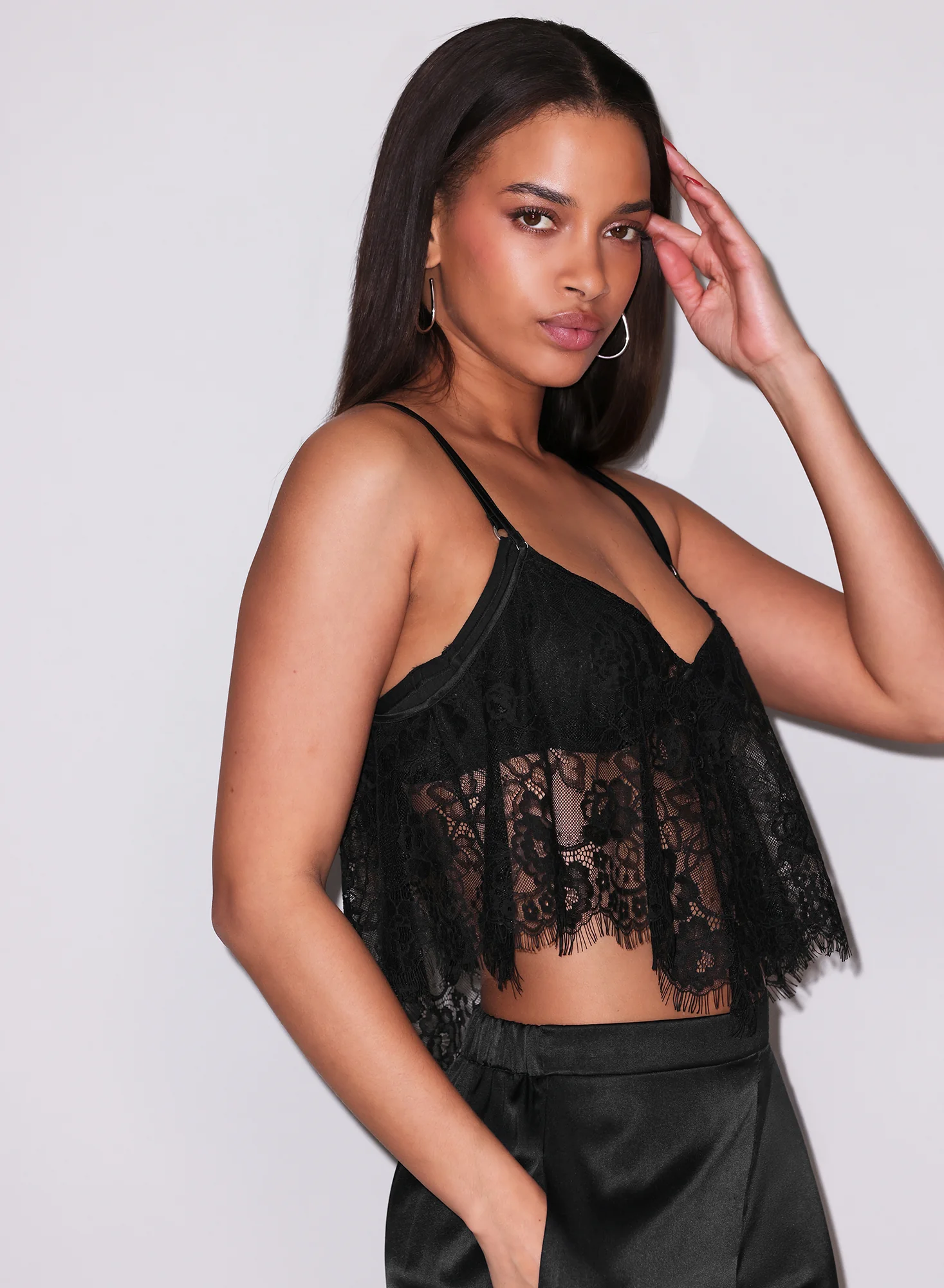 Juliet Lace Flutter Cami - Image 8