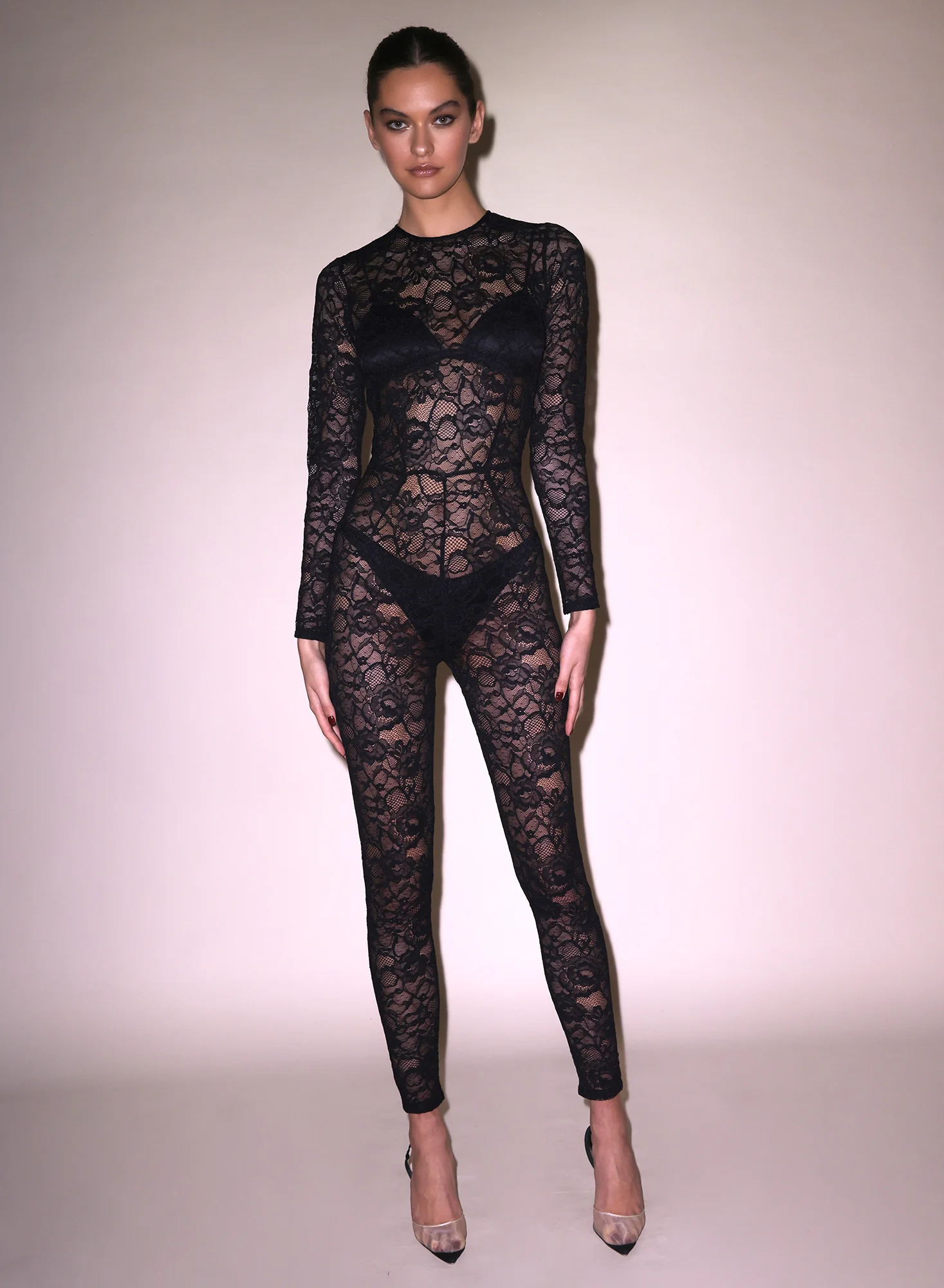 Lace Catsuit - Image 3