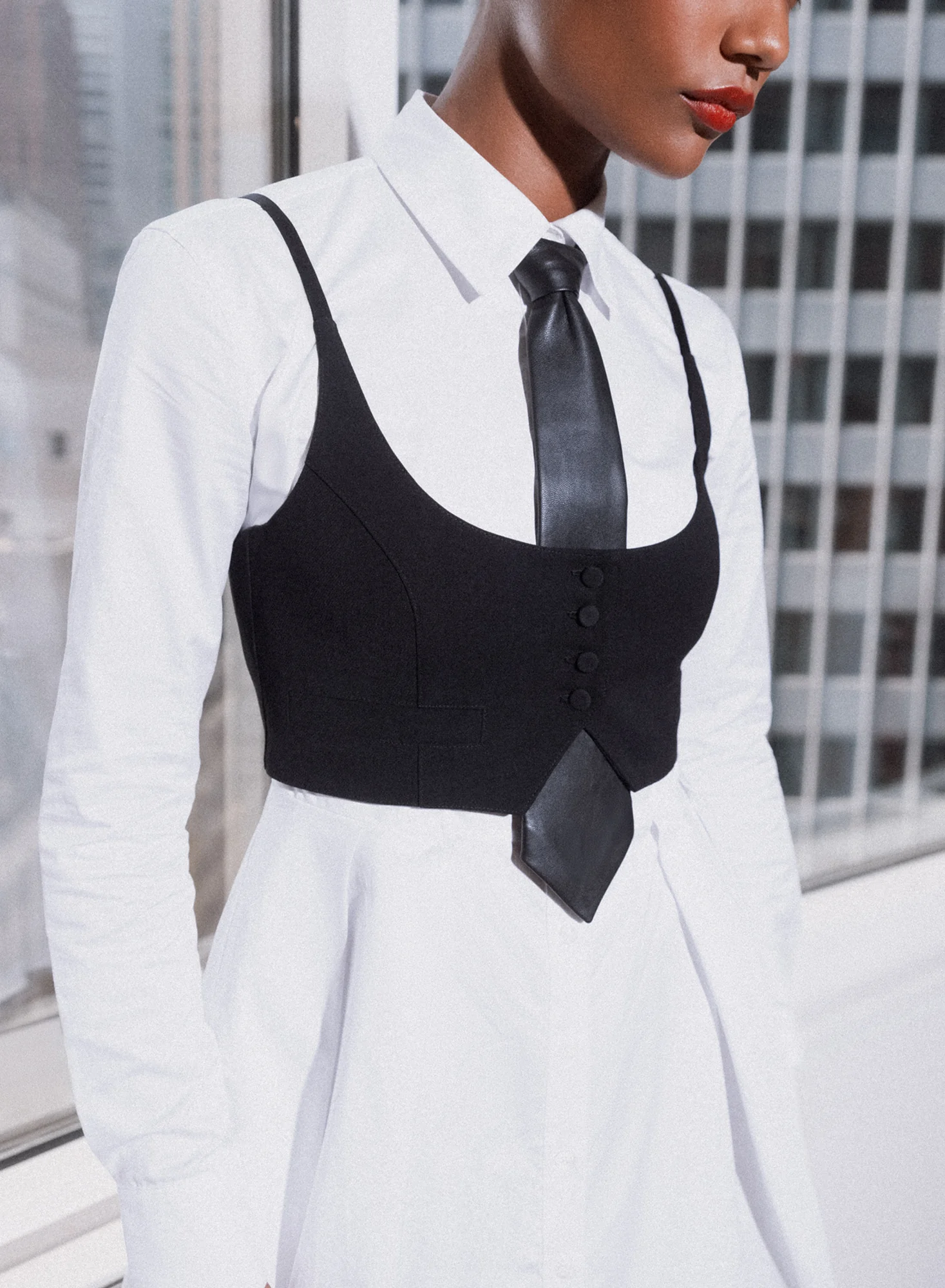 Maxwell Cropped Vest - Image 2