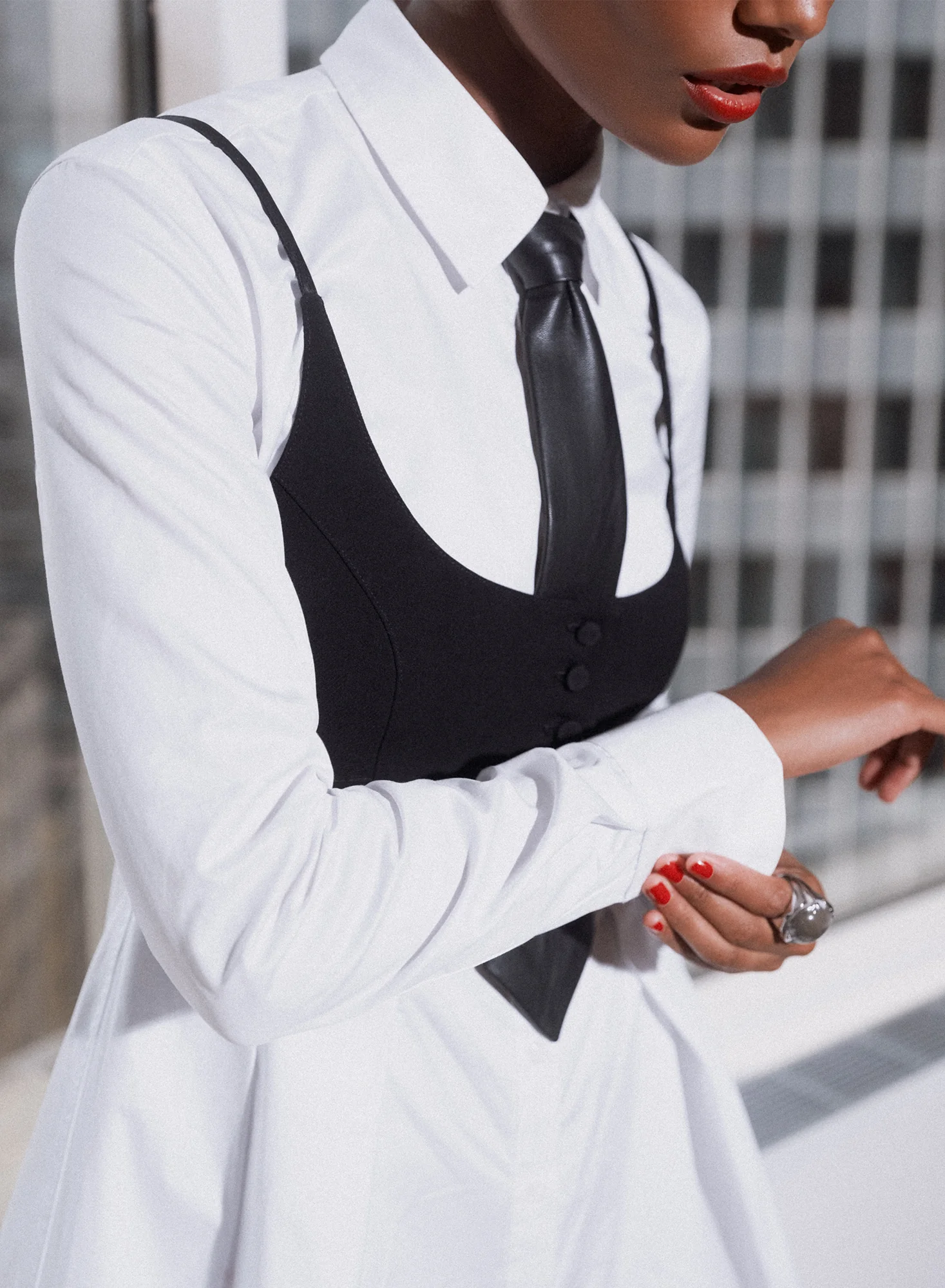 Maxwell Cropped Vest - Image 5