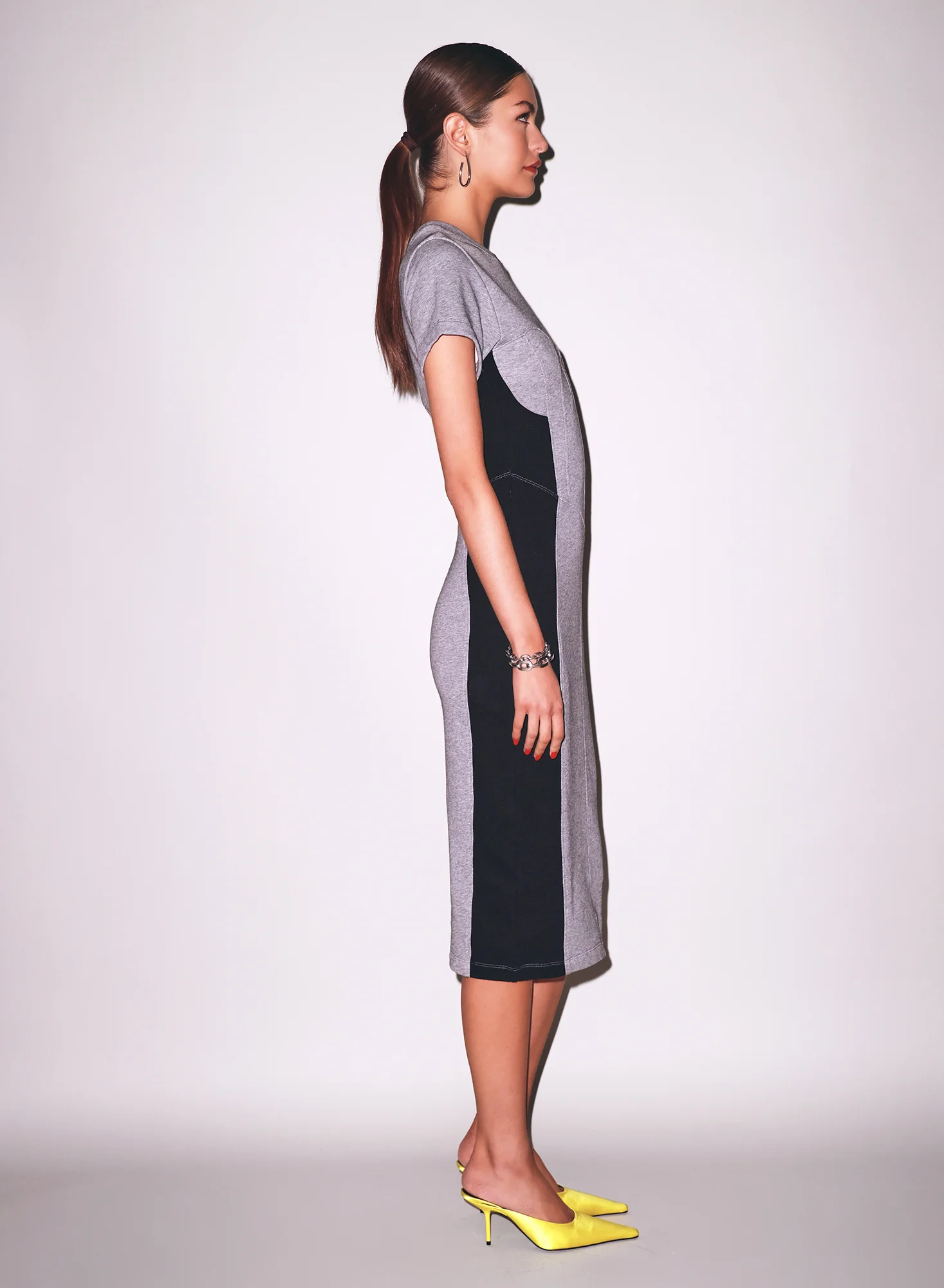 Terry Underbust Midi Dress - Image 3